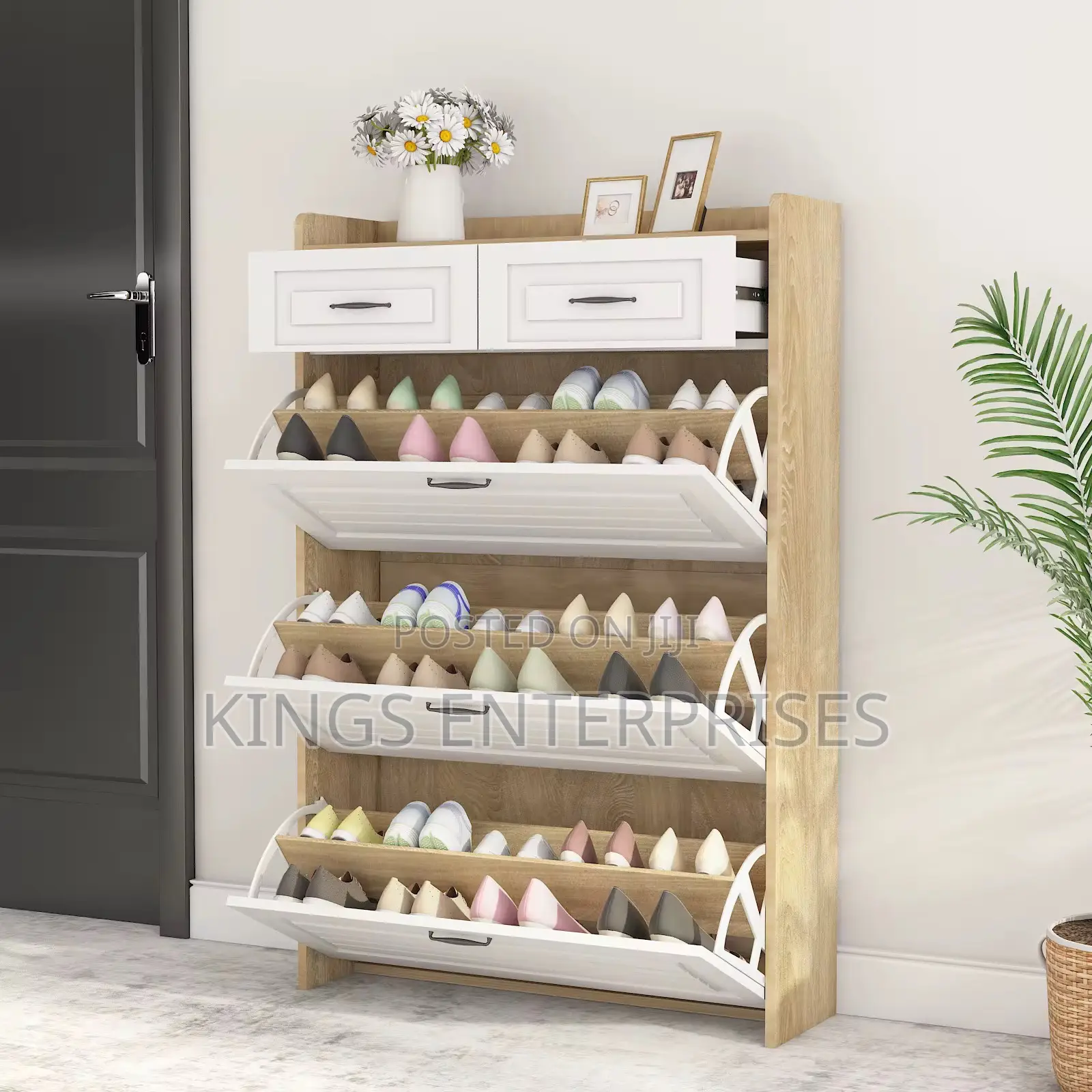 Heavy Duty 24pairs Shoe Rack