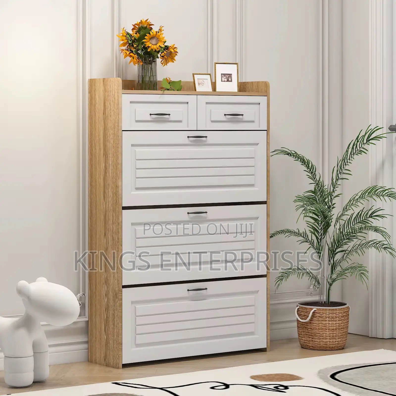 Modern Luxurious Shoe Cabinet/Rack (12 Pairs)