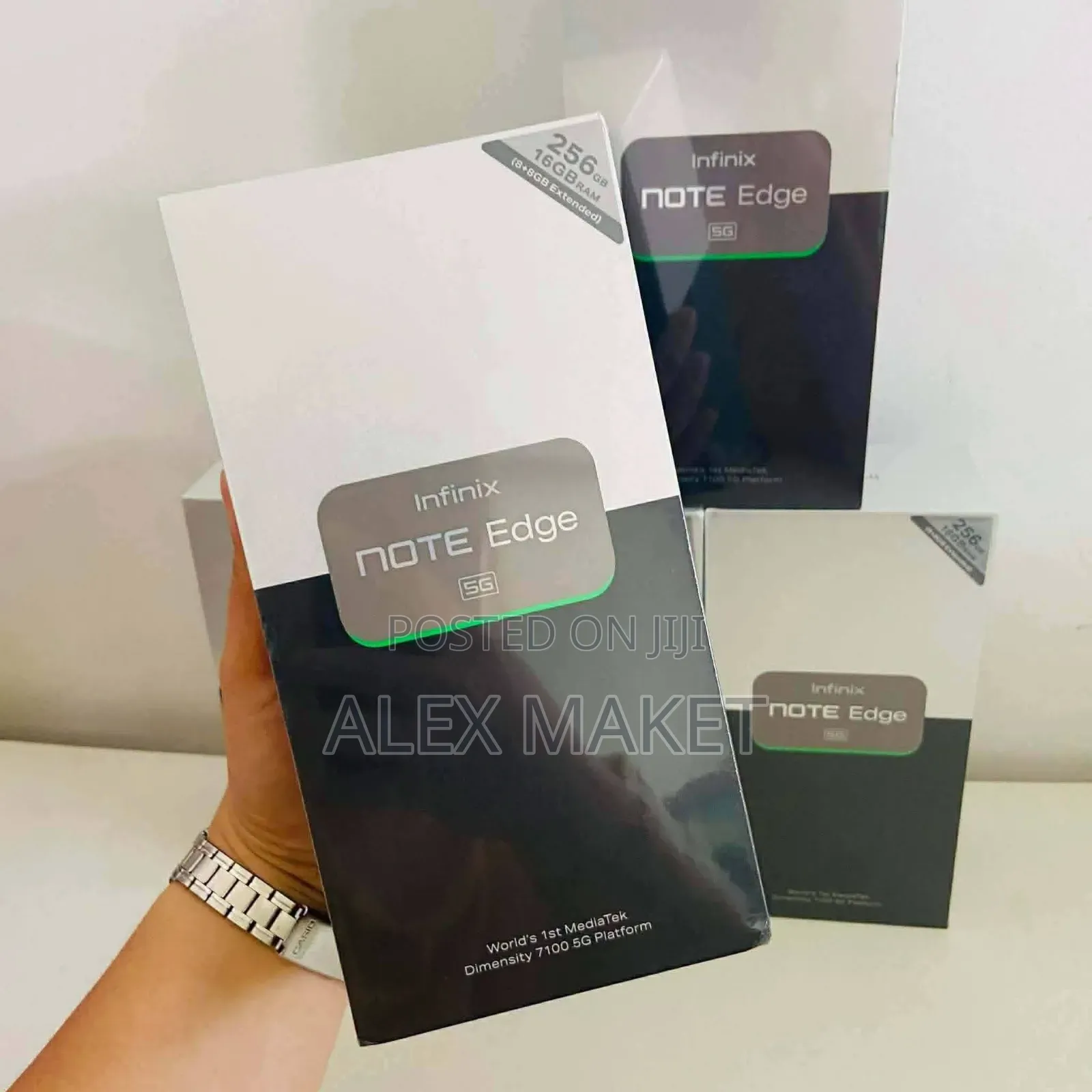 New Infinix Note Edge 256 GB Rose Gold