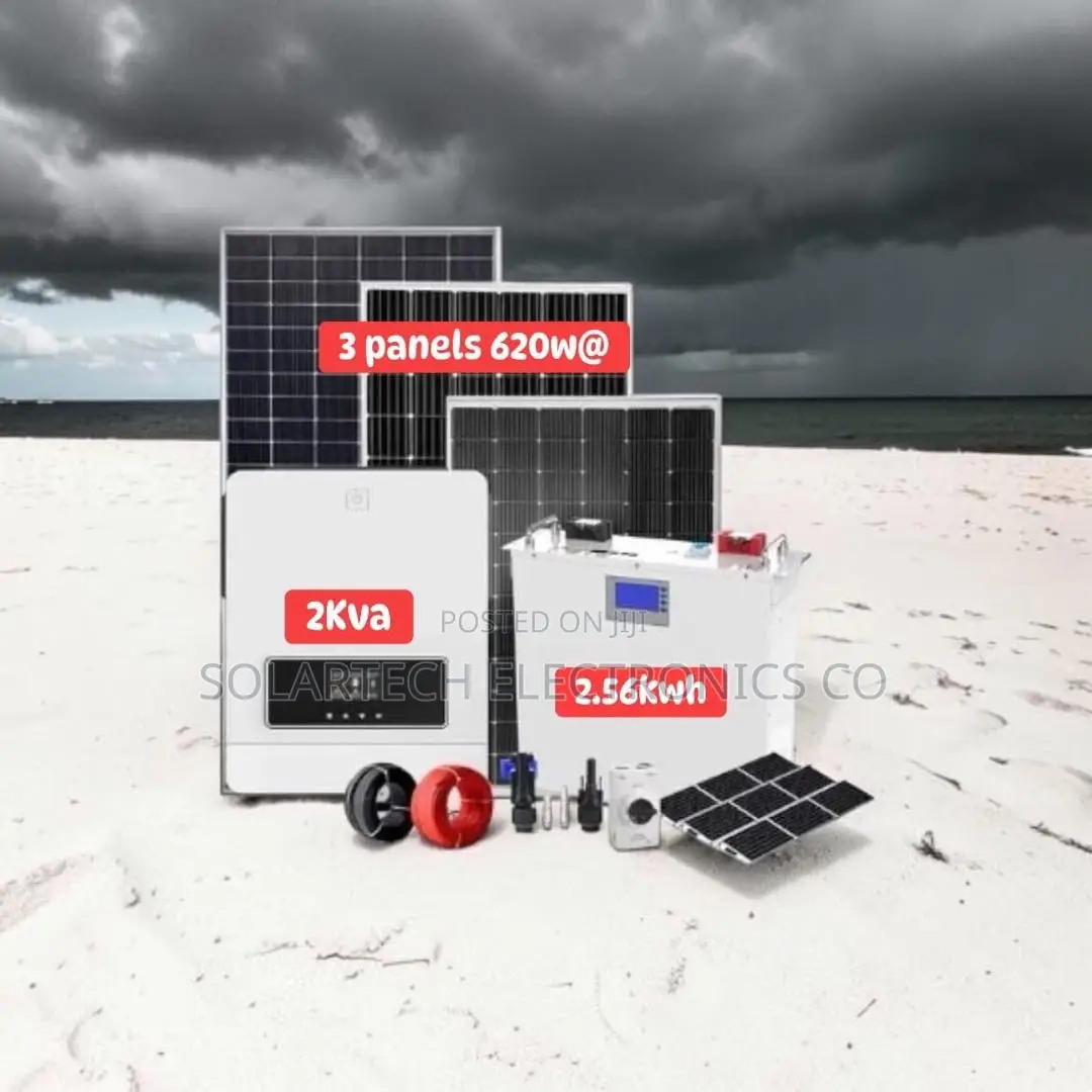 Efficient Solar Backup System | 2.56kwh Lifepo4 Battery Included
