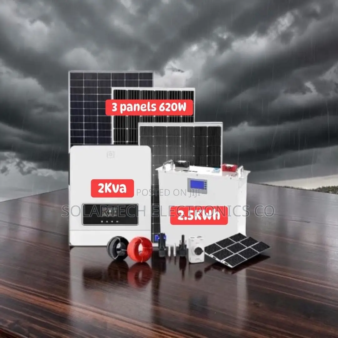 Energy-Saving Hybrid Solar Kit | 2.56kwh Lithium Battery System NTS