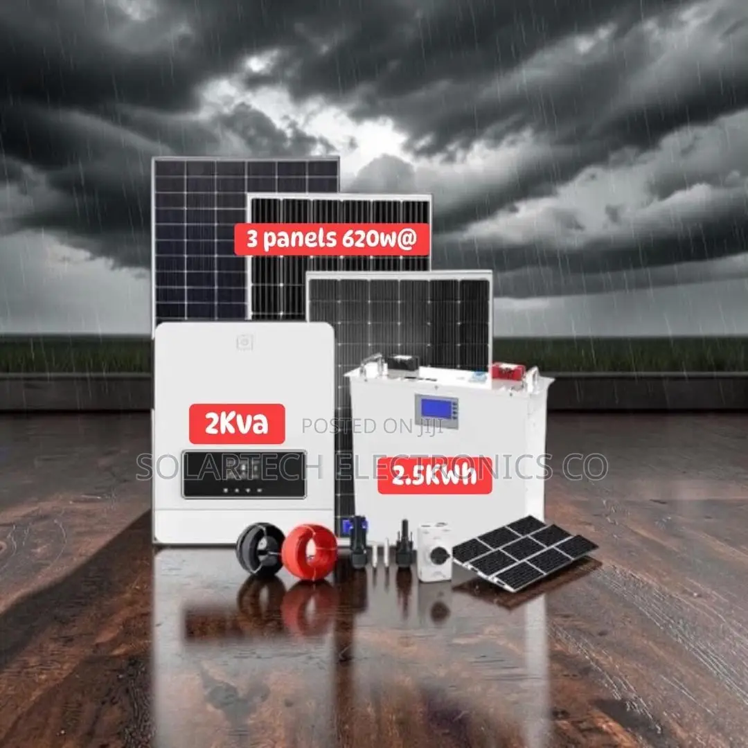 Energy-Saving Hybrid Solar Kit | 2.56kwh Lithium Battery System NTS