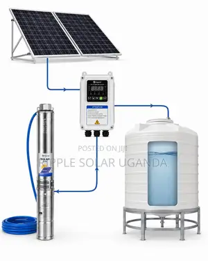 400w Solar Water Pump 40m Head Borehole Pump 4000l/H 24v