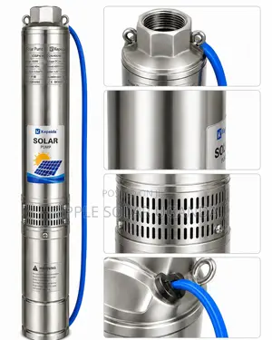 400w Solar Water Pump 40m Head Borehole Pump 4000l/H 24v