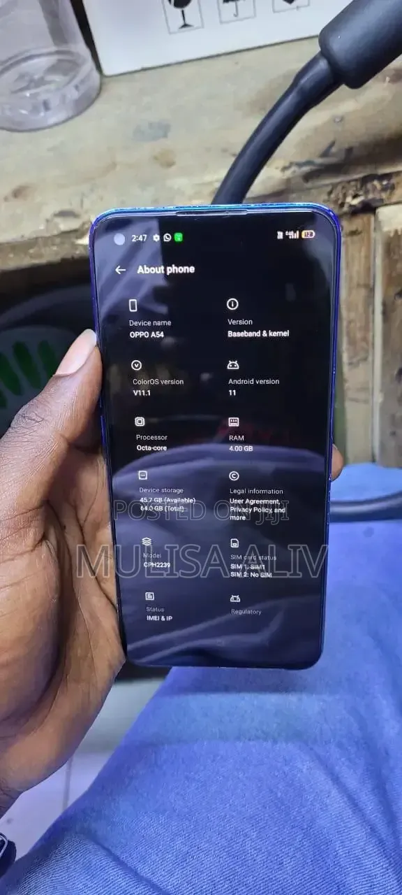 New Oppo A54 128 GB Blue