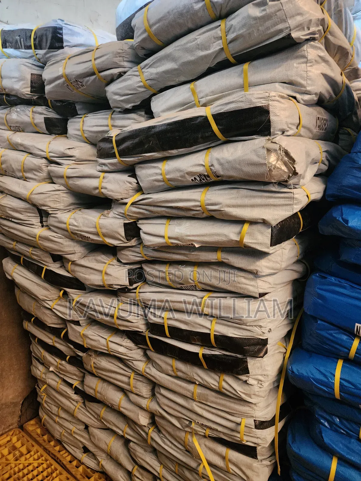 Black and Gray Tarpaulin