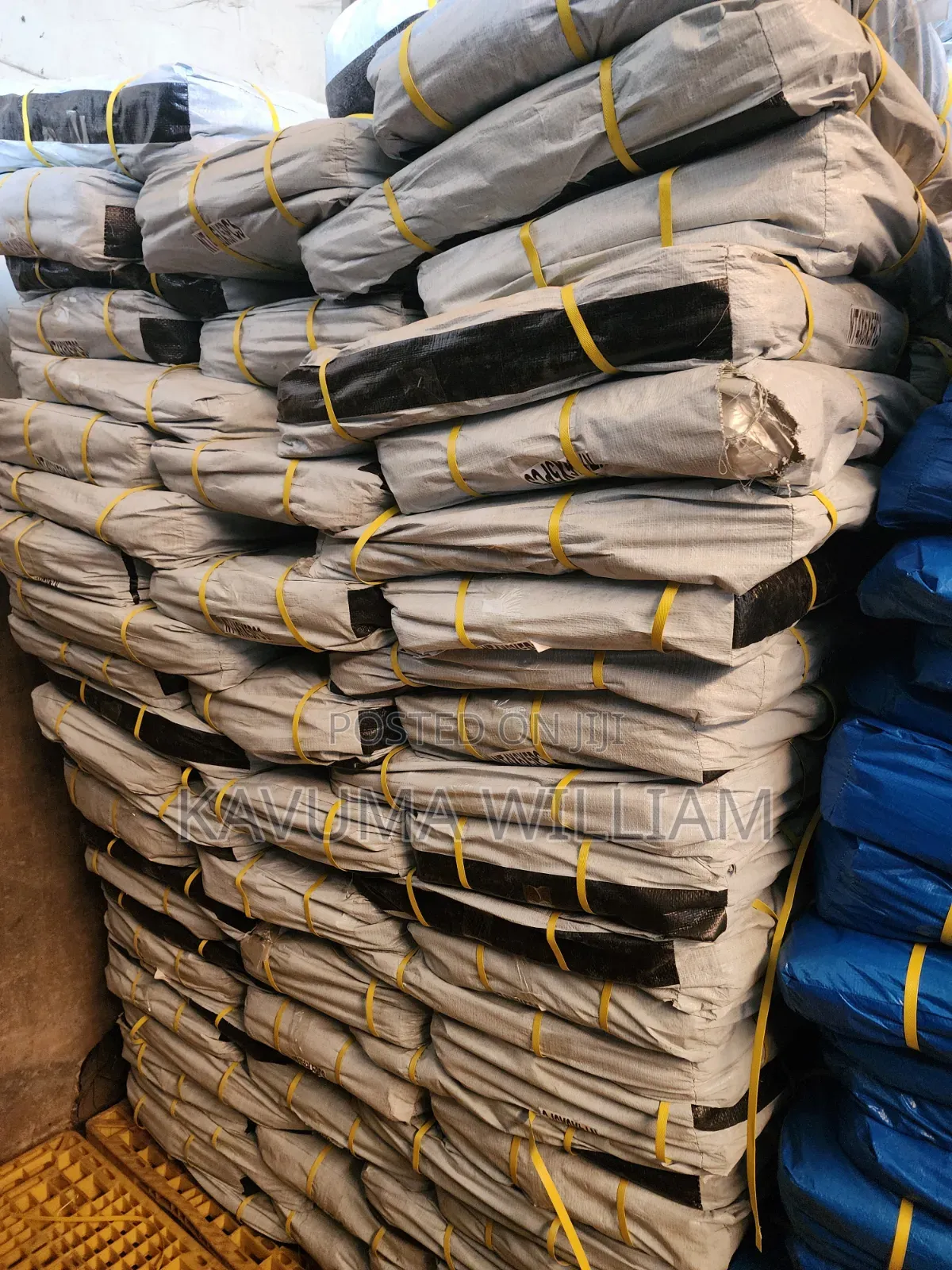 Black and Gray Tarpaulin