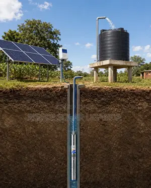 600W Solar Water Pump – 85m Head 4,000l/H 48V DC
