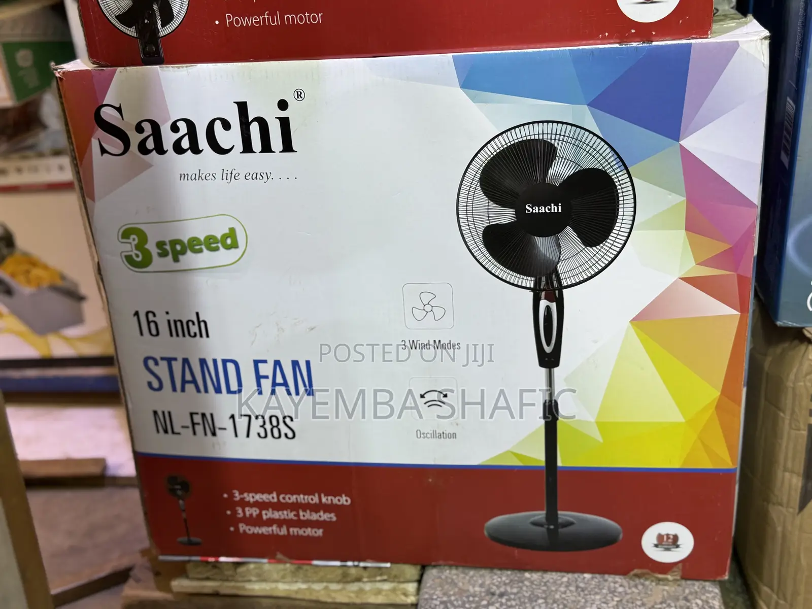 Saachi 16-Inch Electric Stand Fan (Nl-Fn-1738s)