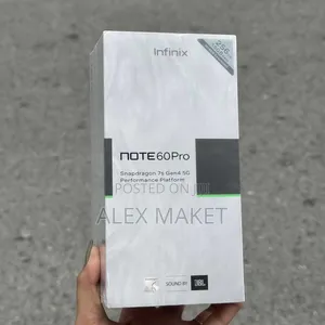 New Infinix Note 60 Pro 256 GB Black