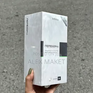 New Infinix Note 60 Pro 256 GB Black