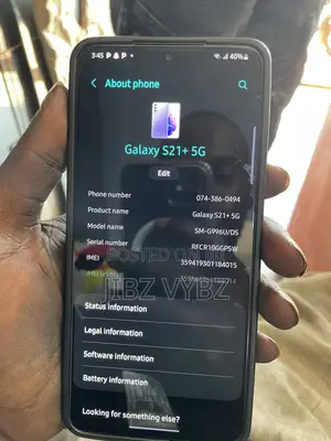 Samsung Galaxy S21+ 5G 128 GB Bronze