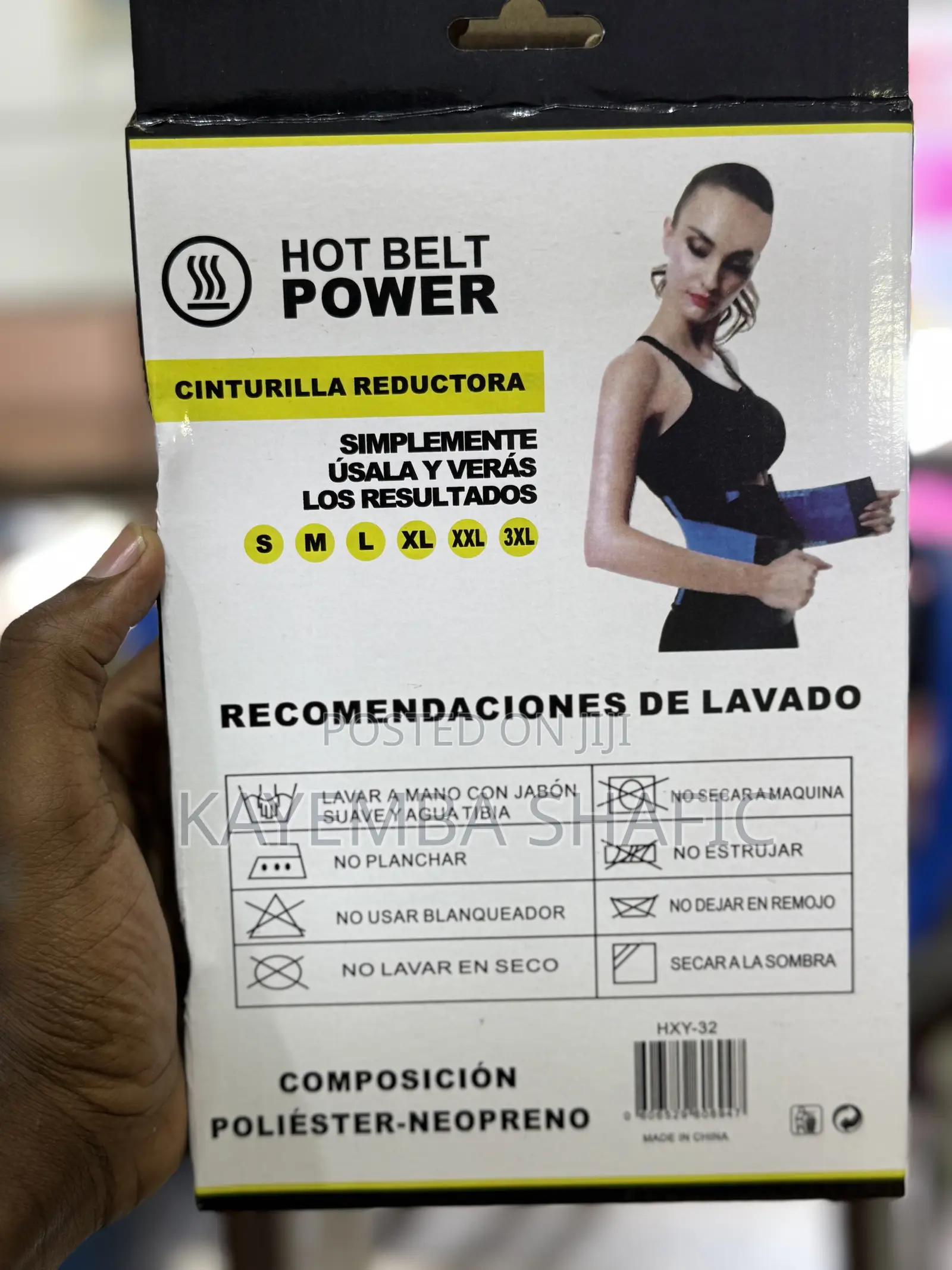 Hot Shapers Hot Belt Power Waist Trainer Slimming Belt