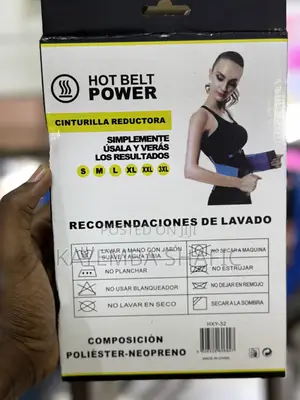 Hot Shapers Hot Belt Power Waist Trainer Slimming Belt
