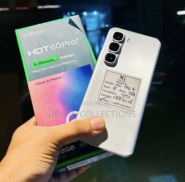 New Infinix Hot 60 Pro+ 256 GB Gold