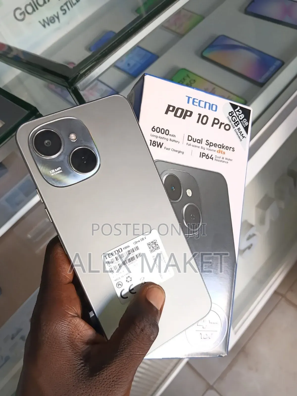 New Tecno Pop 10 Pro 128 GB White