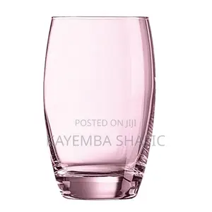 Genuine Luminarc Salto Ice Pink Tumblers Glasses- 12 Pieces (1 Dozen)