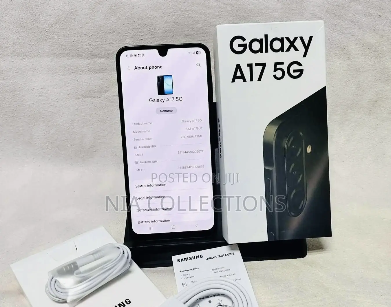 New Samsung Galaxy A17 5G 256 GB Black