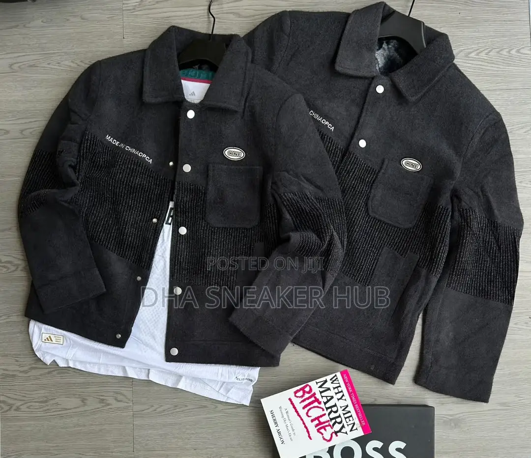 Designer Jacket and White T-Shirt