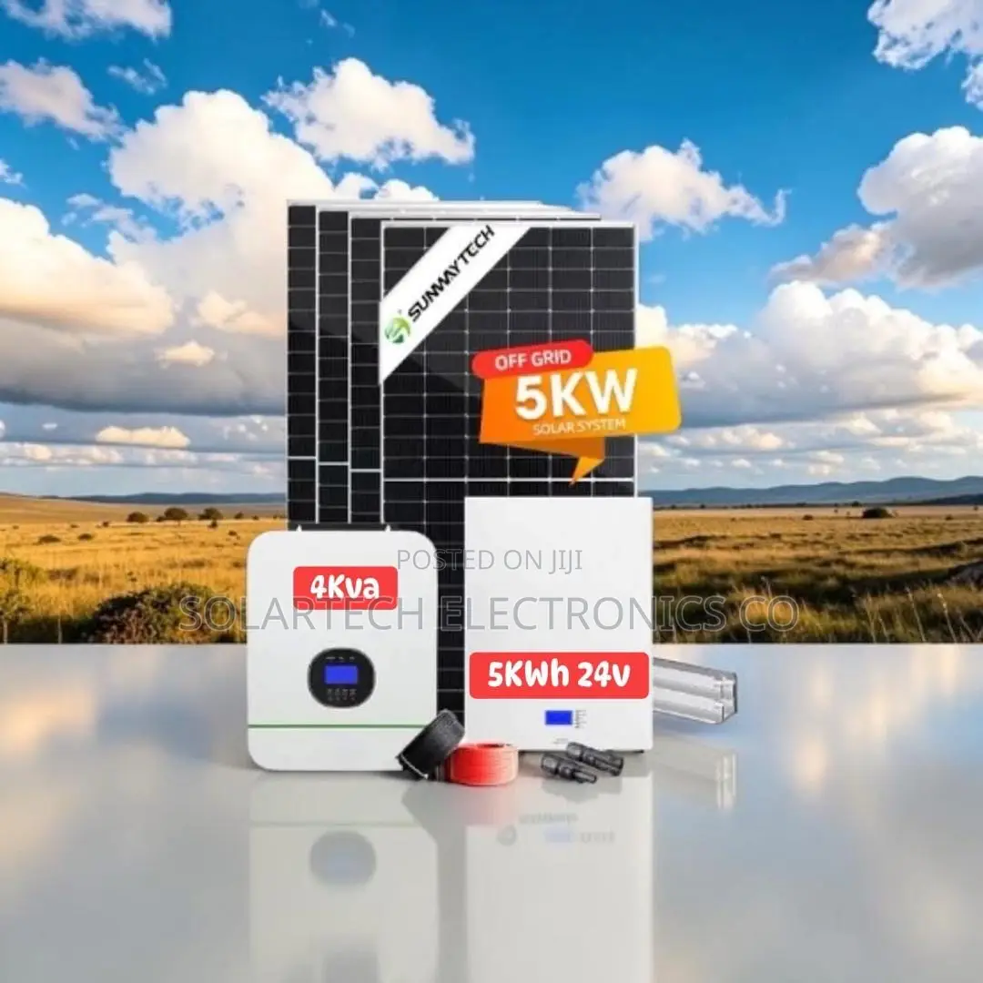 Long Life 5kwh Lifepo4 Hybrid Solar System 4kva Inverter Package-
