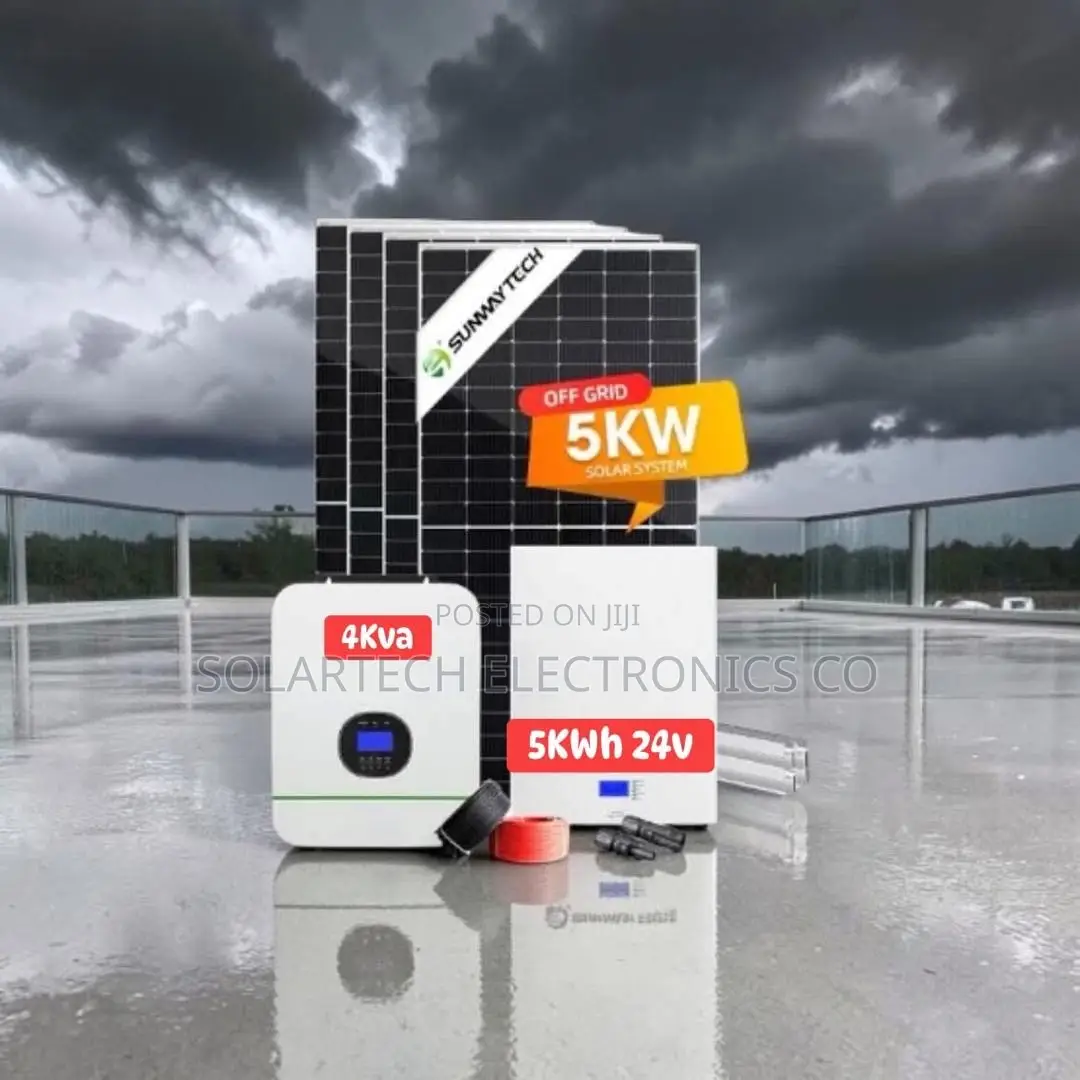 Long Life 5kwh Lifepo4 Hybrid Solar System 4kva Inverter Package-