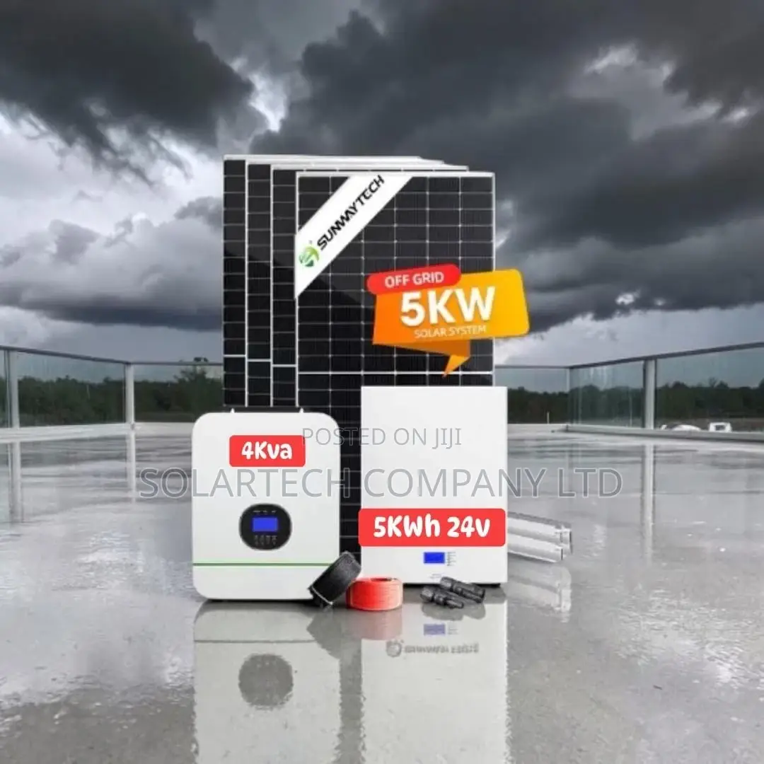Long Life 5kwh Lifepo4 Hybrid Solar System 4kva Inverter Package-