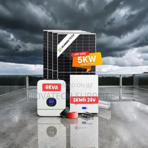 5kwh Hybrid Solar System 4kva Inverter 25.6v 200ah Lifepo4 Battery