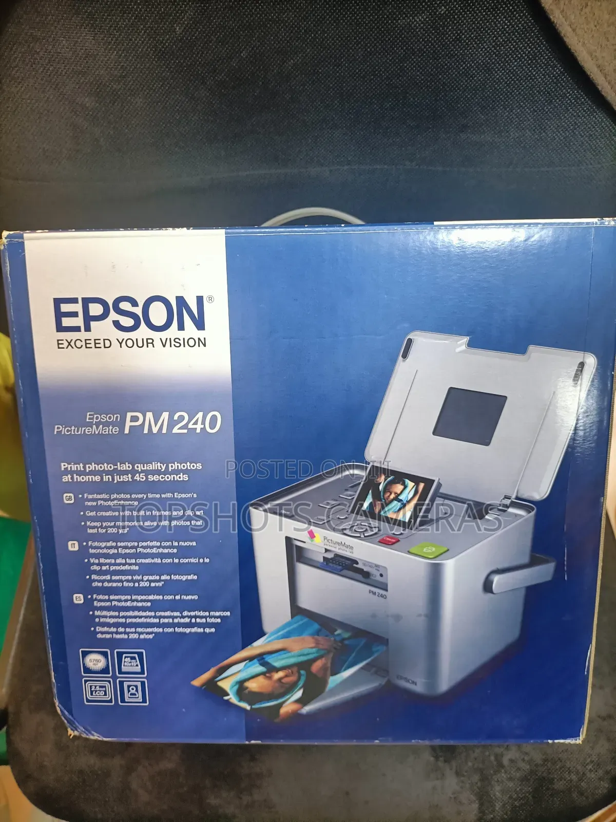 Epson Picture Mate Pm240 Photo Printer