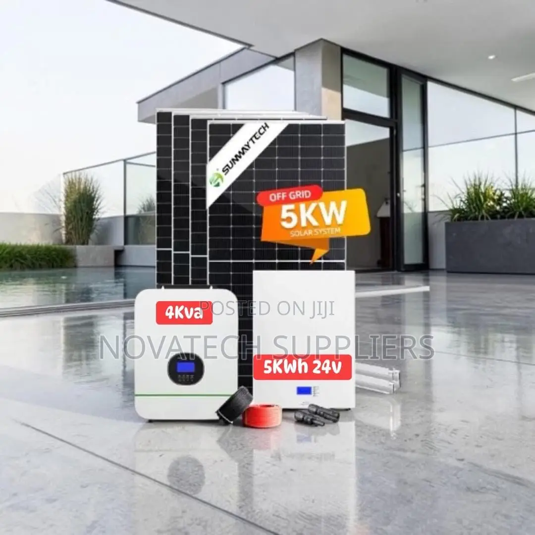 Reliable 5kwh Hybrid Solar Power System With 620w N-Type Solar Panels