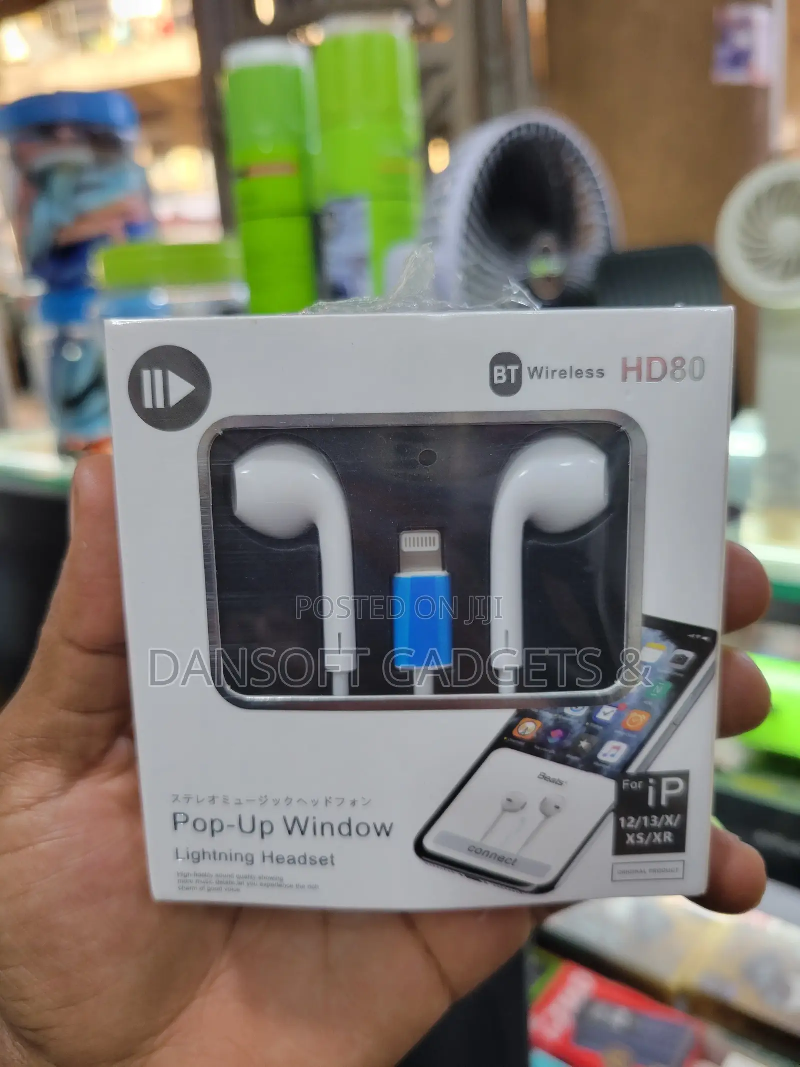 iPhone Wired Lightning Head Earphones
