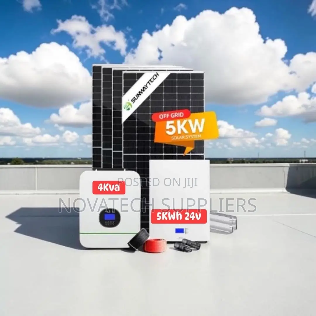 Long Life 5kwh Lifepo4 Hybrid Solar System 4kva Inverter Package
