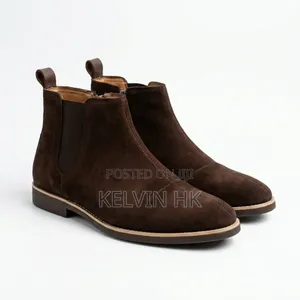 Men's Casual Suede Chelsea Ankle Boots