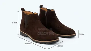 Men's Casual Suede Chelsea Ankle Boots