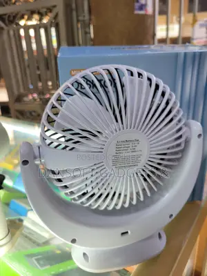 Portable Desktop Fan – Usb Rechargeable
