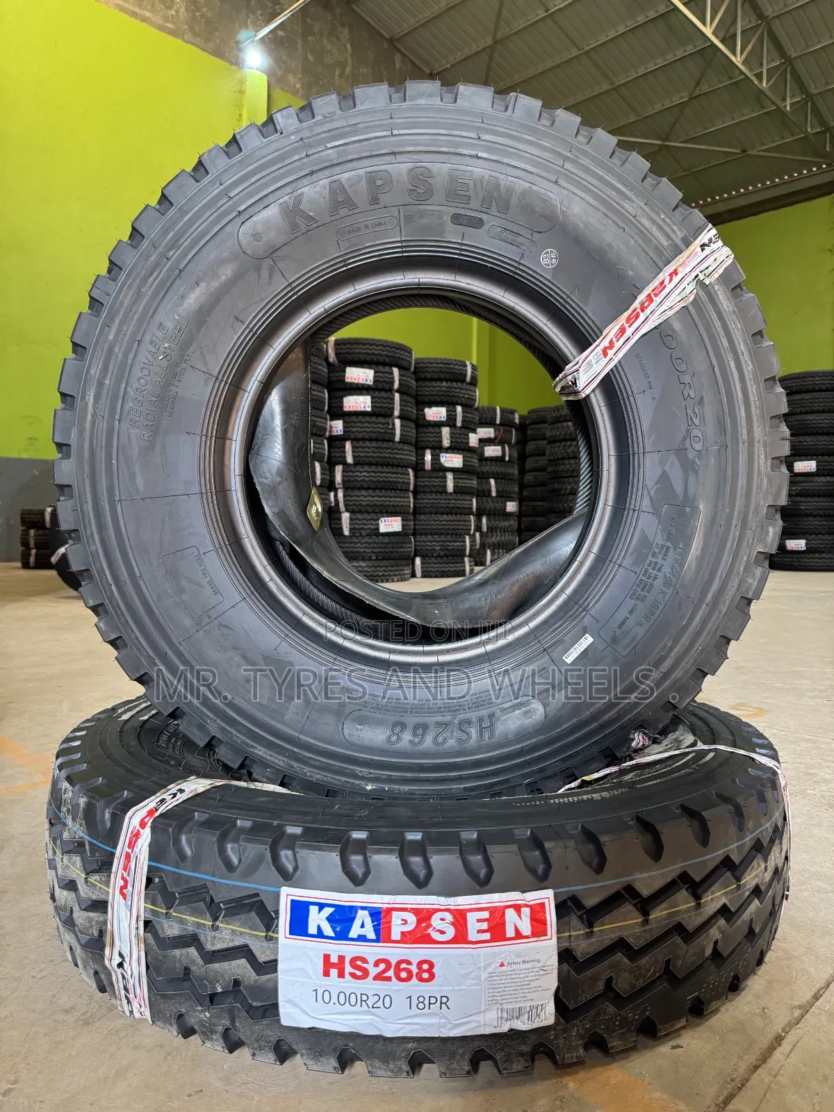 10.00r20 in Kapsin Brand Even This Kind of Tires Are Available Also.