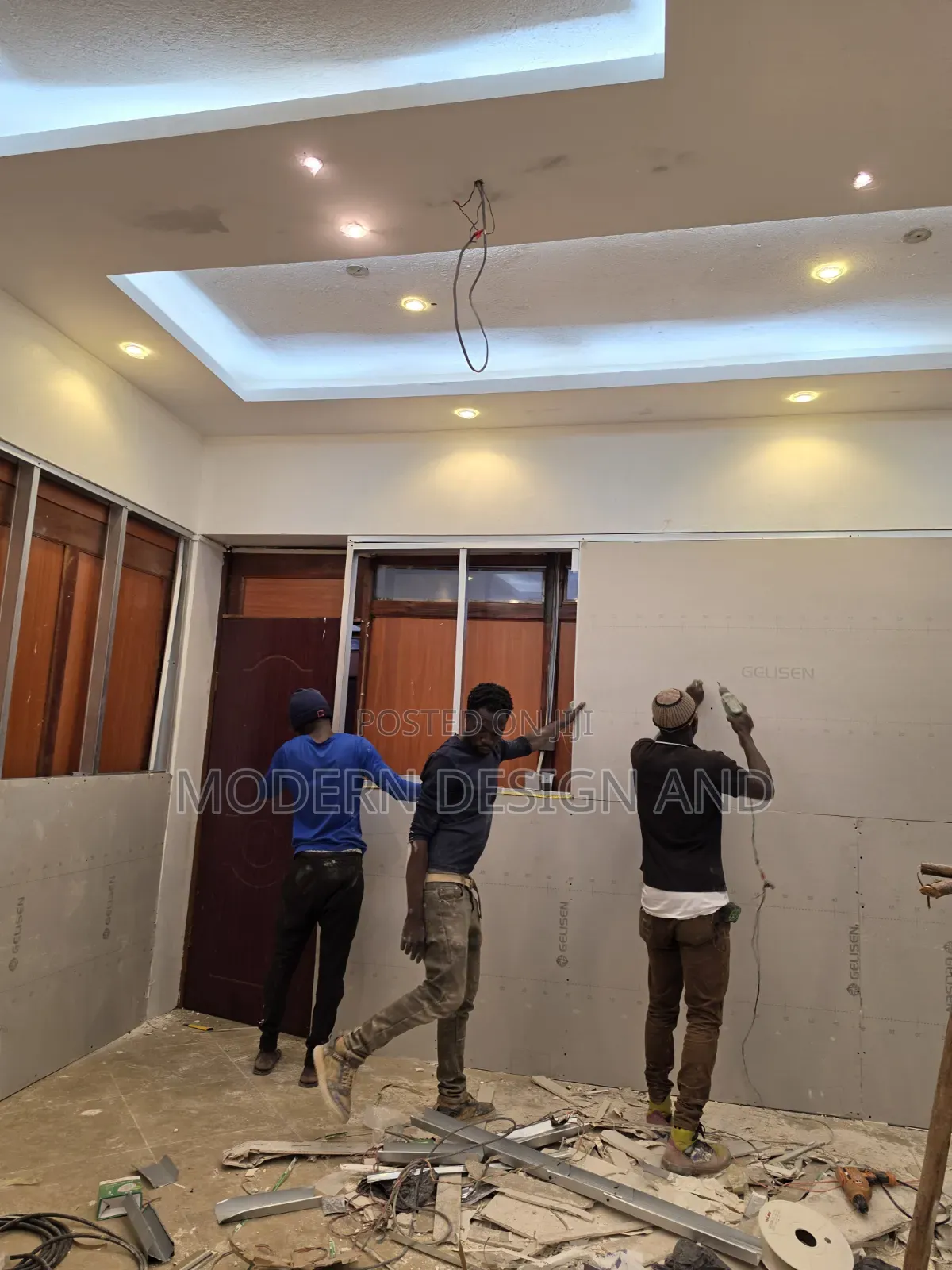 Gypsum Partitions and Ceiling Ongoing