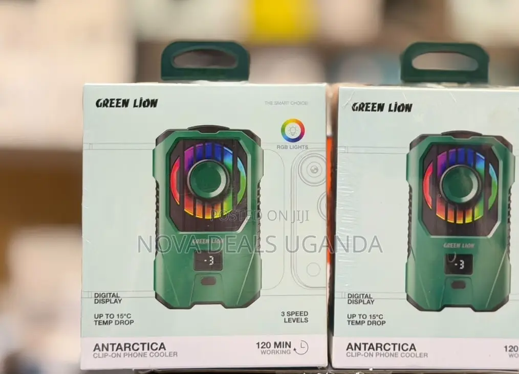 Green Lion Antarctica Rechargeable Clip on Phone Cooler 3speed Levels