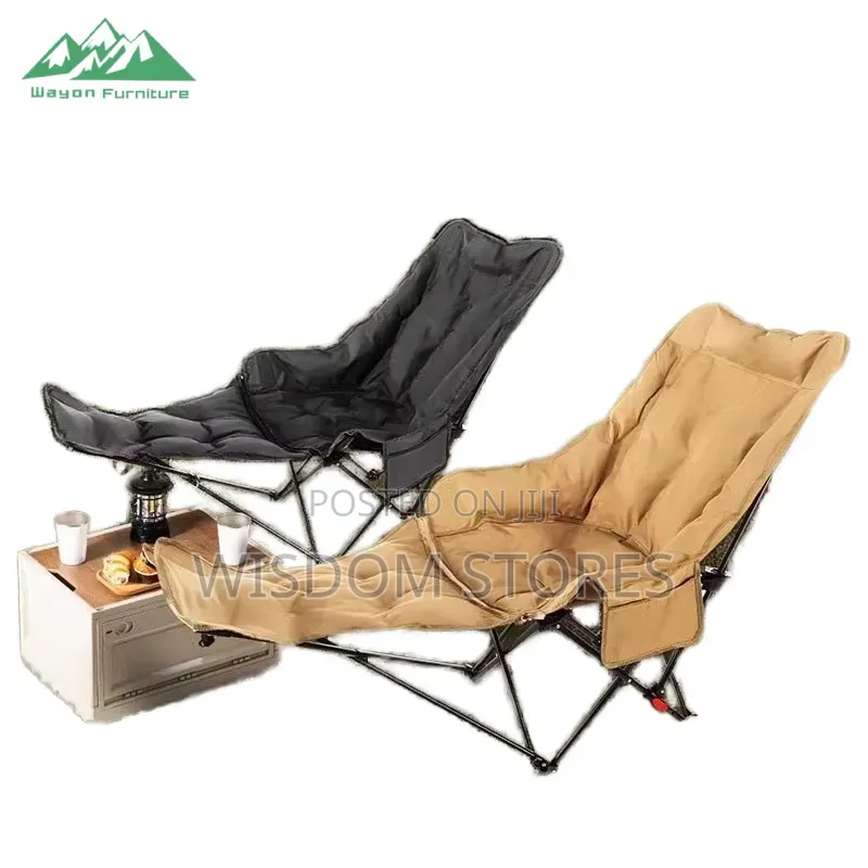 Cotton Cushion Reclining Folding Chair With 4-Position