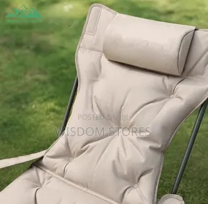 Cotton Cushion Reclining Folding Chair With 4-Position