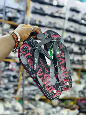 Crazysurf Graffiti Print Flip-Flops