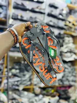 Crazysurf Graffiti Print Flip-Flops