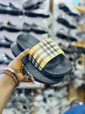 Burberry Check Slides