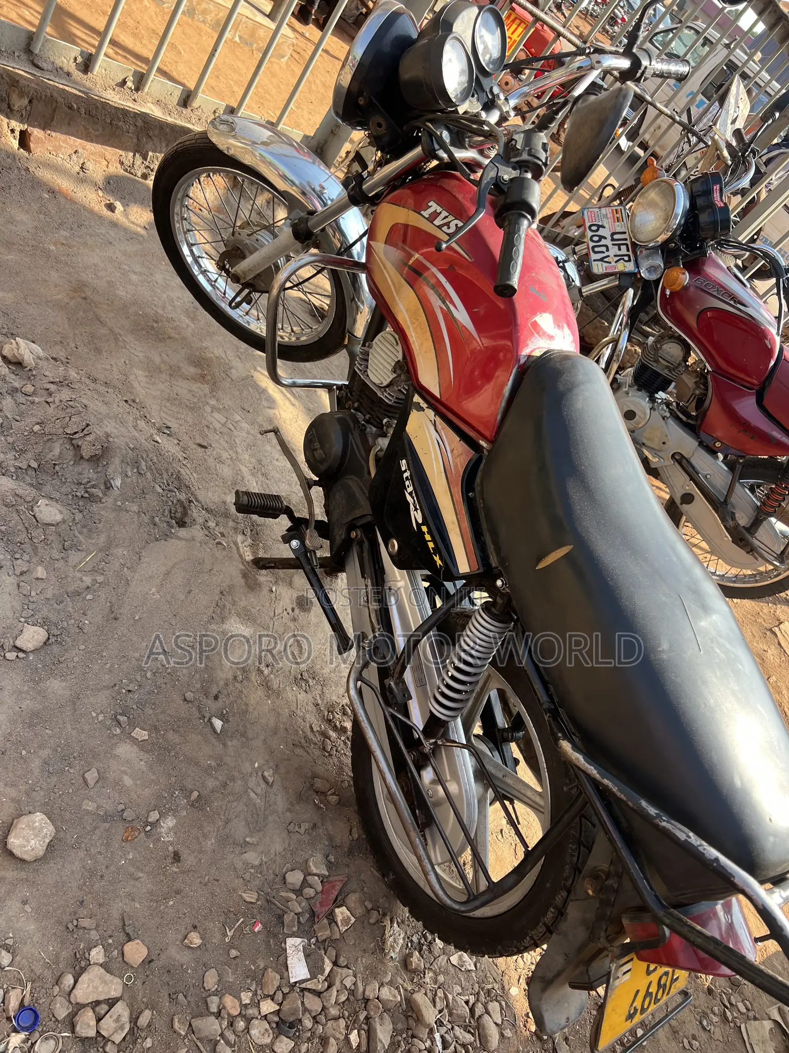 TVS XL 100 2019 Red