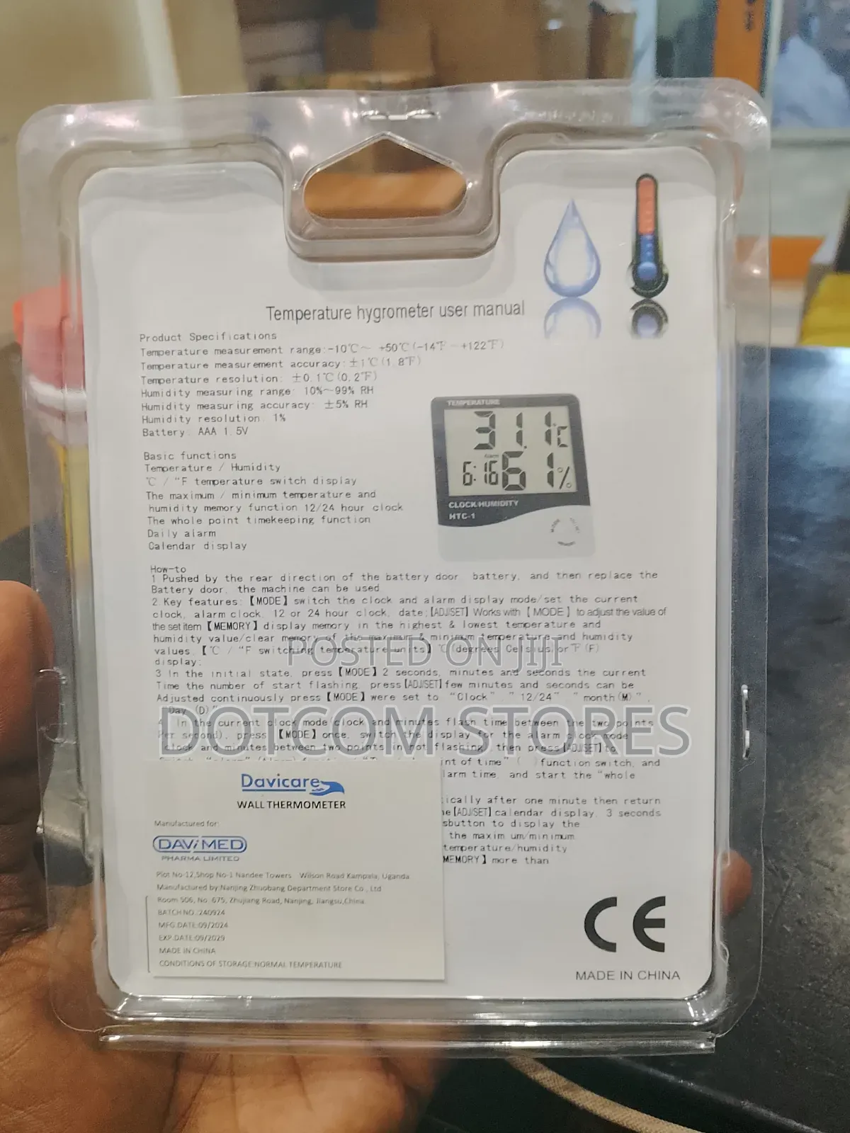 High Quality Digital Hygrometer
