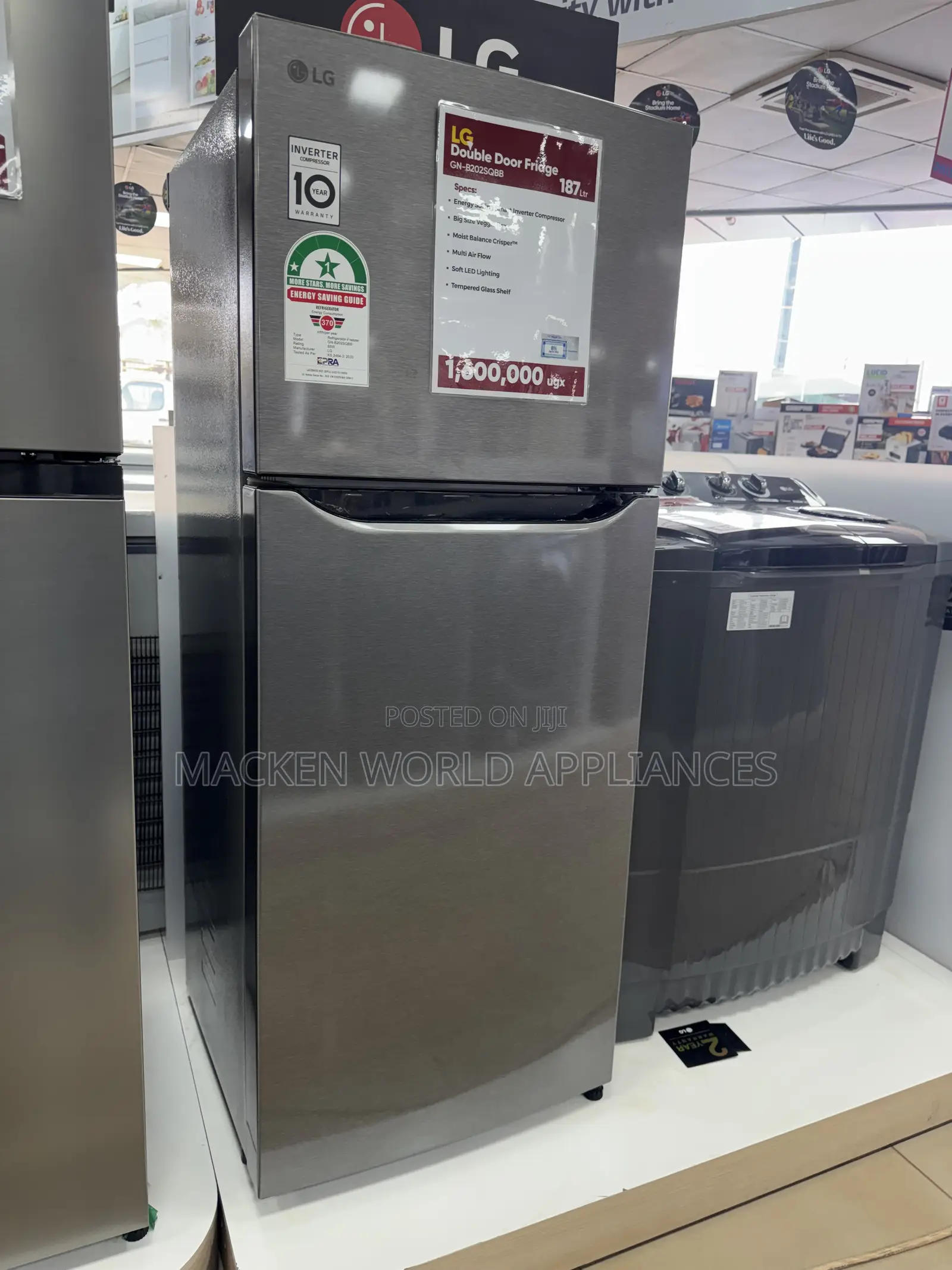 Lg 202 Double Door Fridge