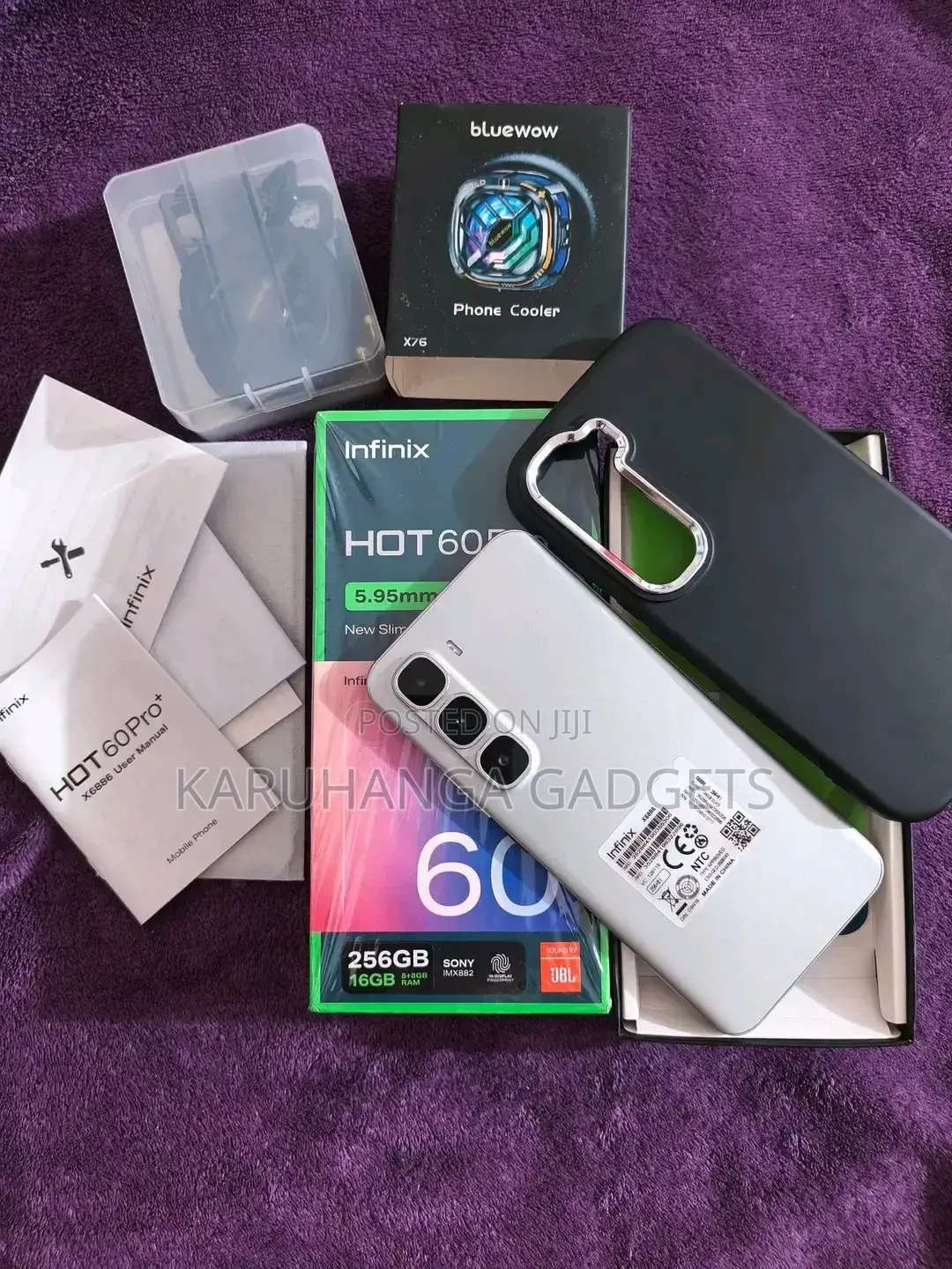 New Infinix Hot 60 Pro+ 256 GB Silver