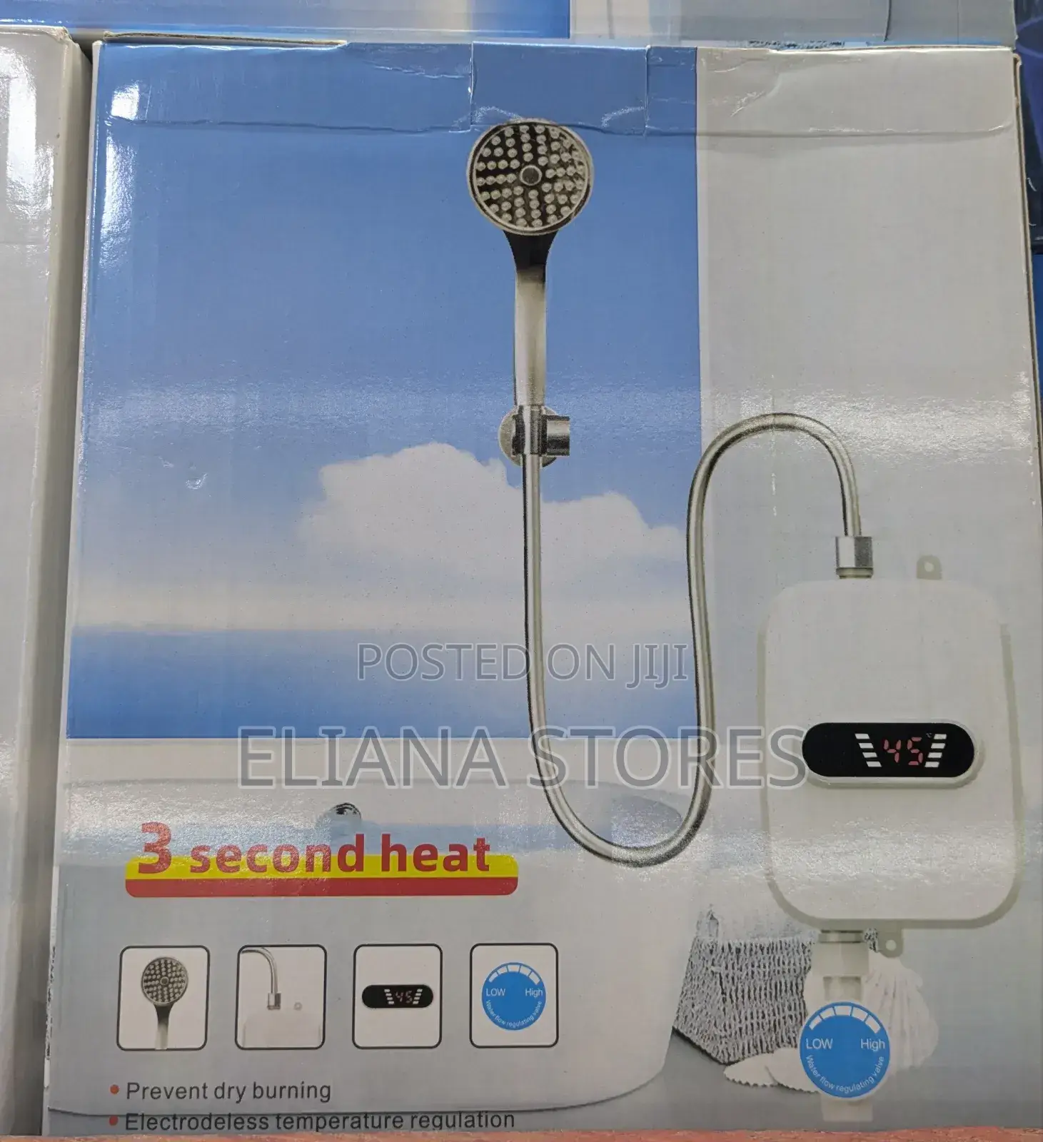 Tankless Electric Water Heater Shower Kit