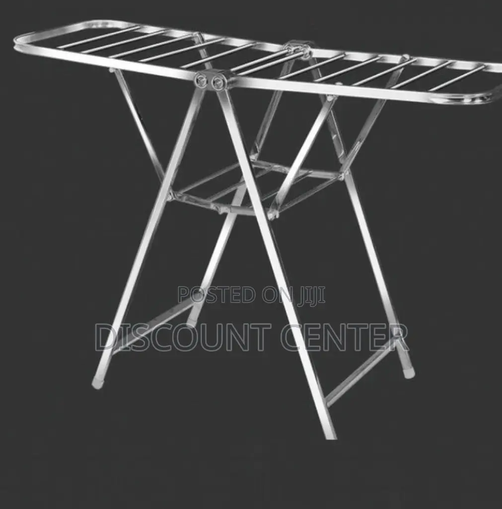 Folding Cloth Drying Rack Heavy Stainless Steel