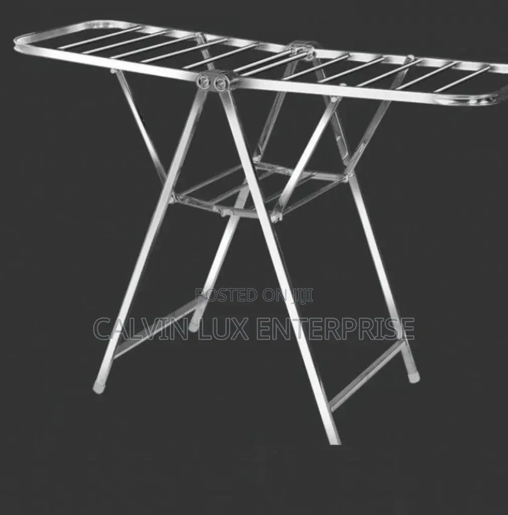 Folding Cloth Drying Rack Heavy Stainless Steel