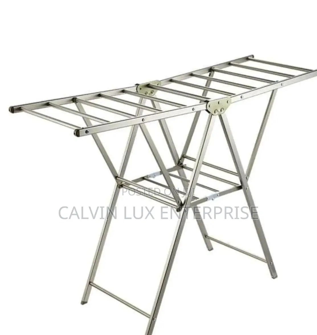 Folding Cloth Drying Rack Heavy Stainless Steel